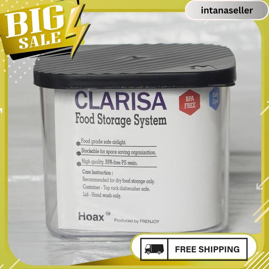 Toples Kue  Kerupuk Lebaran Plastik /Toples Serbaguna/Toples Clarissa / Frenjoy 1 Liter Termurah