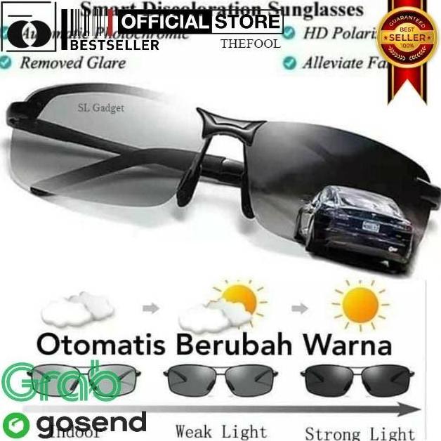 JNST EL POLARIZED / KACAMATA ANTI SILAU PHOTOCHROMIC POLARIZED PREMIUM TFID