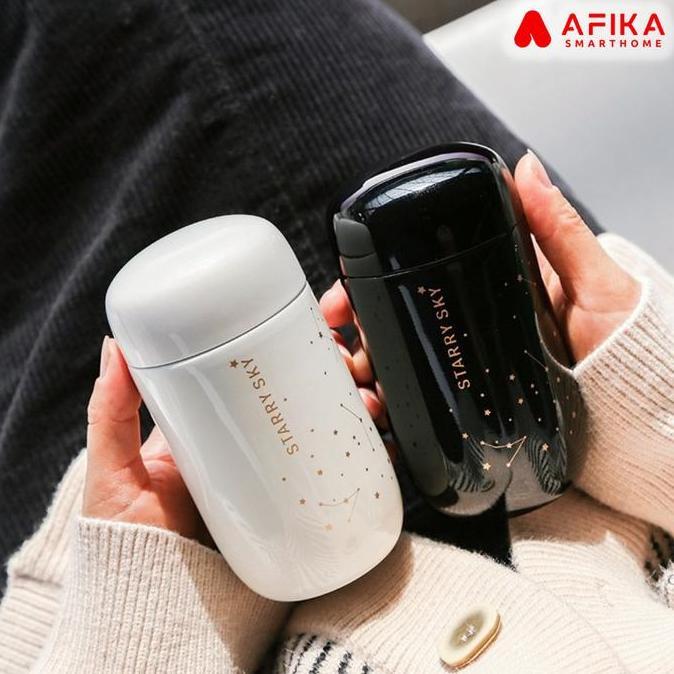 JANST Gelas Botol Tumbler Kopi Teh Stainless Steel 200ml