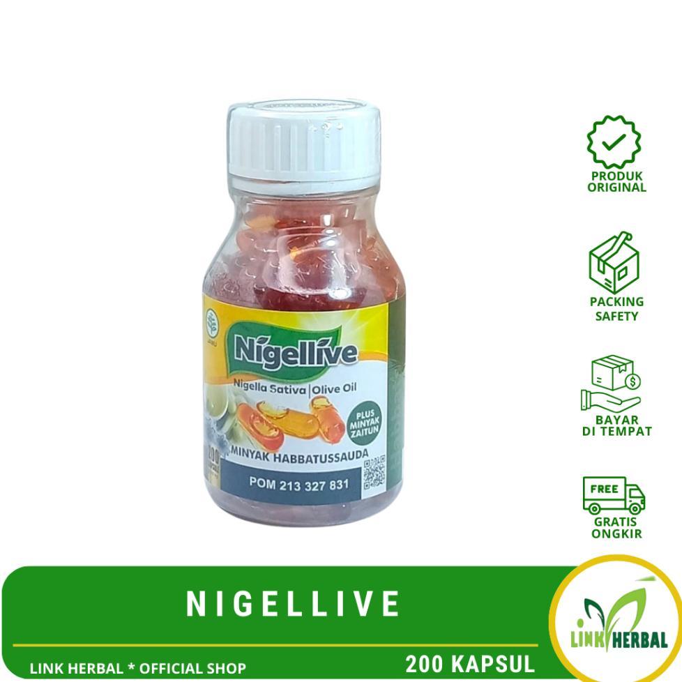 Nigellive Minyak Habbatussauda Nigellive 200 Kapsul