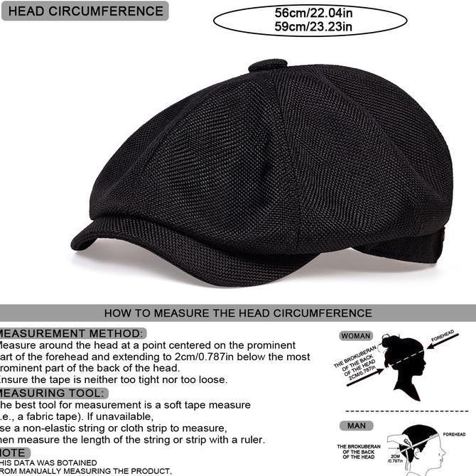 Topi Baret Newsboy Flat Beret Hat Pelukis Patino Topi Pria Dewasa Topi Outfit TM