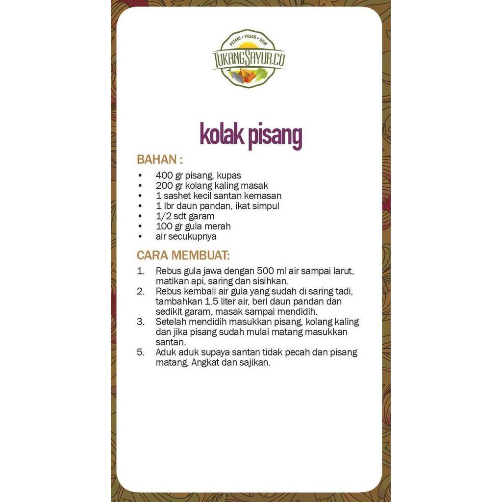 Sunakku- Kolak Pisang Kolang Kaling / Pack