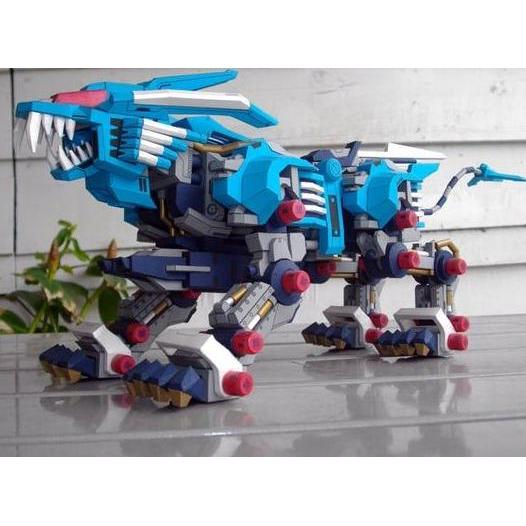 DIY Papercraft Pola ZOIDS RZ-028 Blade Liger Jasmine Paper Color (DIY=Kertas)