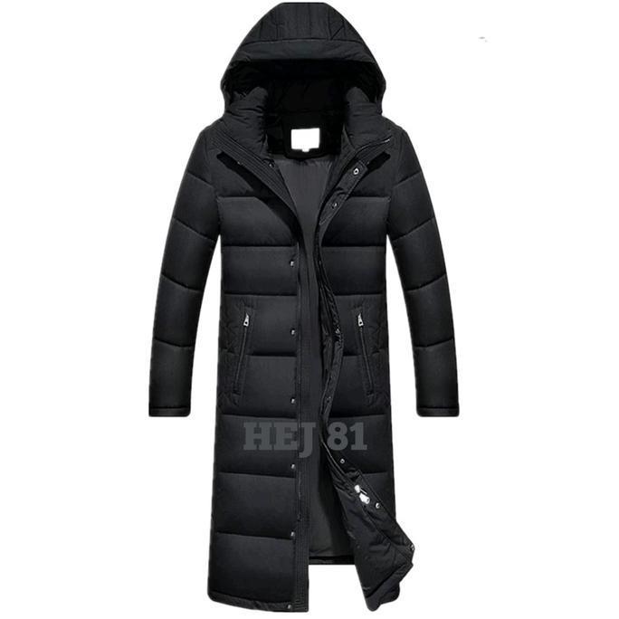 JAKET WINTER MANTEL PRIA LONG COAT MUSIM DINGIN - JAKET TEBAL HANGAT PRIA - JAKET PANJANG PRIA Lembu
