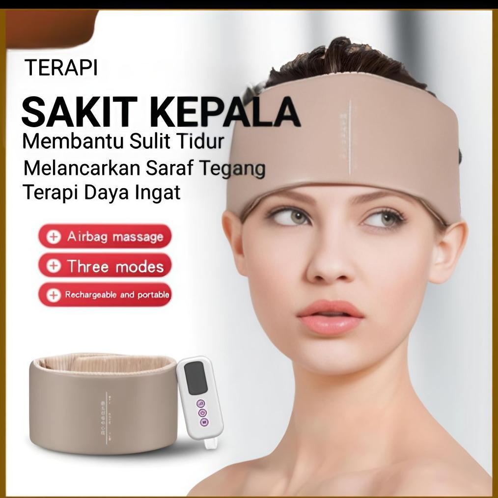 Pijat Terapi Sakit Kepala Insomnia Migrain Saraf Otak Demensia Elektrik Alat terapi