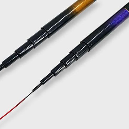 Mantap- Joran Tegek Pancing Liuzi Batik Ungu Hijau Seri Power Jack Torque 360 450 540 Stik