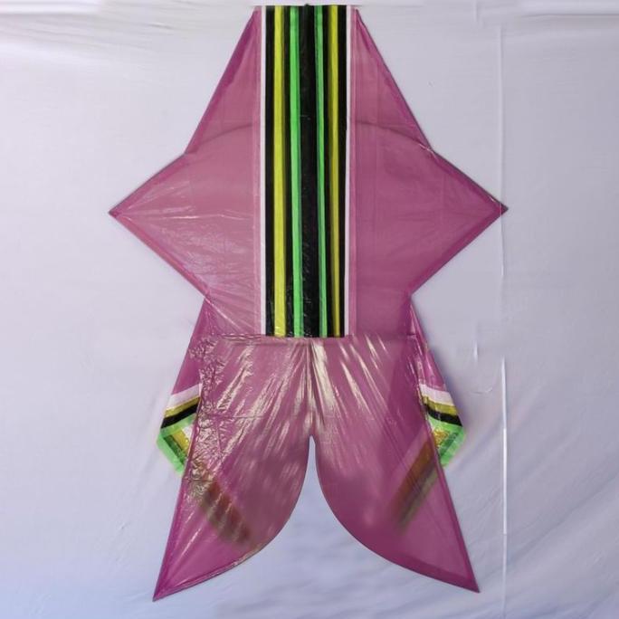 Layangan Bebean Rangka Rakit Sendiri - Lebar Sayap 110 cm Tinggi 140 cm