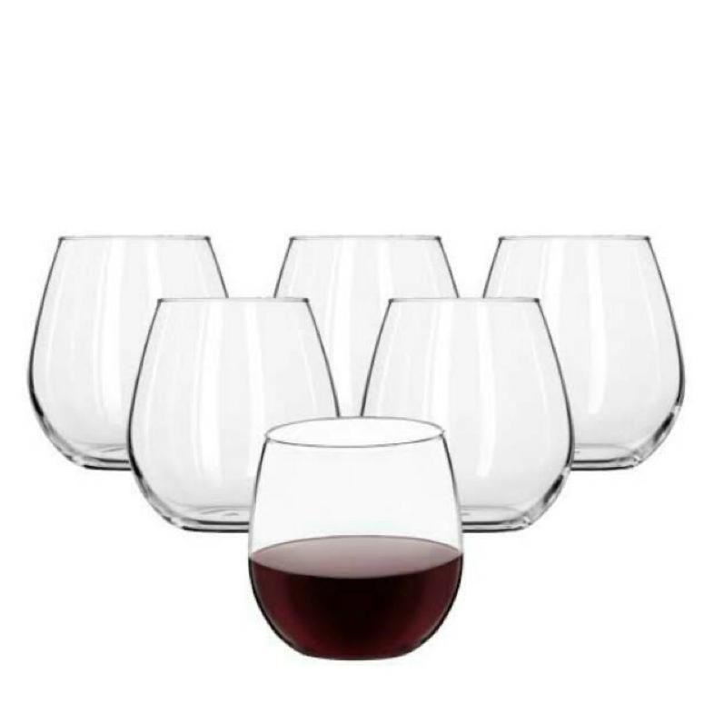 Citinova Gelas Wine Tuscany Isi 6Pcs | Gelas Set Isi 6 Gelas Kaca Stock