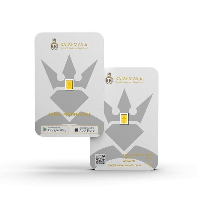 Sfp- Emas Murni Asli Emas Batangan 0, 1 Gram Logam Mulia 24K Bersertifikat Asli