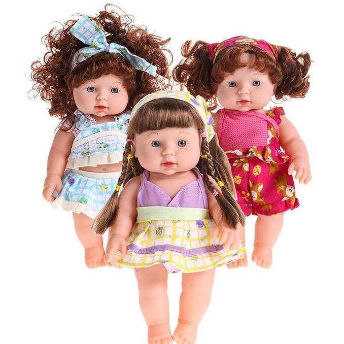 Boneka Bayi Perempuan Bisa Bicara Bahan Vinyl