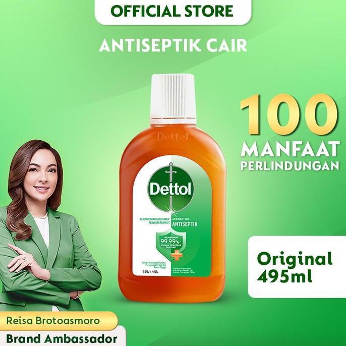 Dettol Cairan Antiseptik 495ml - Cairan Antiseptik