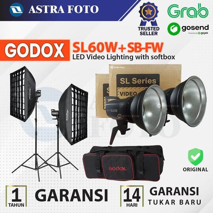 Licht- Paket Lampu Studio Godox Sl60W - Godox Sl 60 W Led Video Lighting