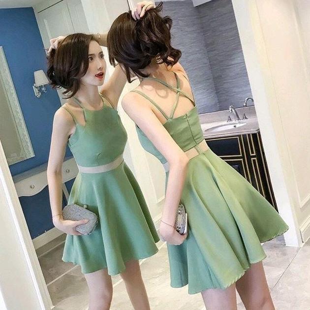 Kleid- Scotteshop - Moira Korea Dress Scuba / Mini Dress Scuba 823 Casual Wanita Pendek