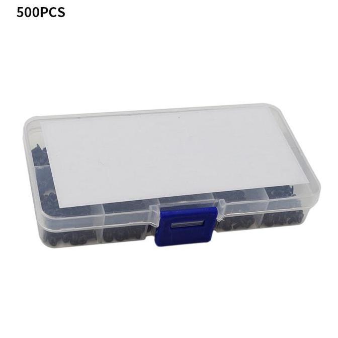 SAND 500pcs Baut Laptop Set Baut Notebook Baut Leptop Baut Laptop Untuk Lenovo Asus Acer Dell Hp Tos