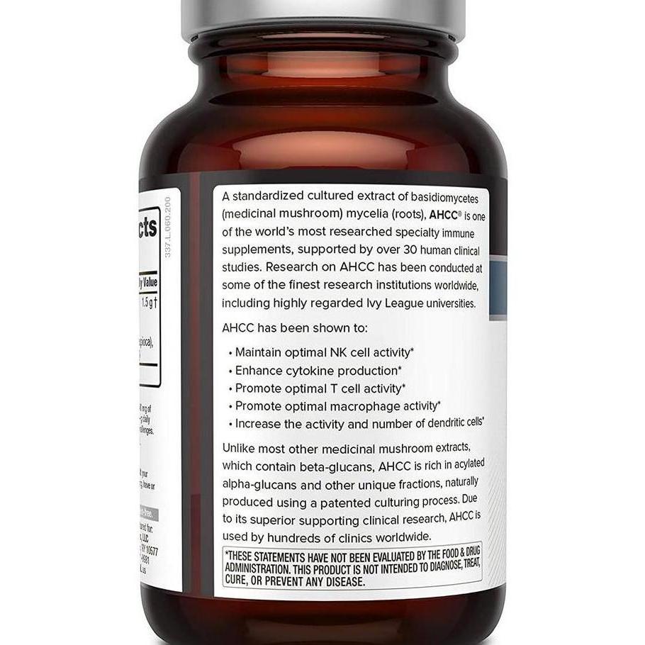 Haarvitamine- Quality Of Life Kinoko Platinum Ahcc 750 Mg 60 Capsules Untuk Imun