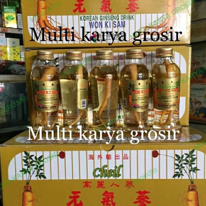 Drogen- Minuman Ginseng Korea Won Ki Sam Korean Ginseng Drink