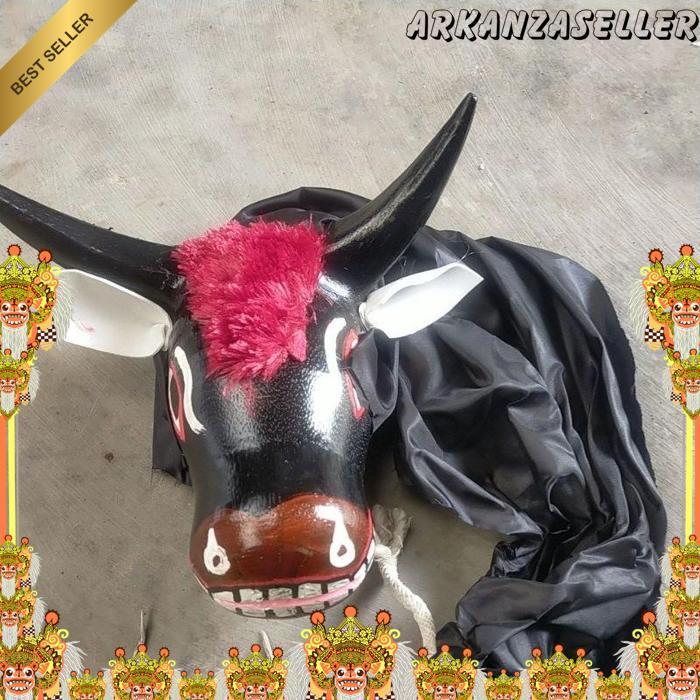 Barongan Bantengan - Mainan Anak Banteng Bantengan Kuda Lumping - Mainan Tradisional Bantengan