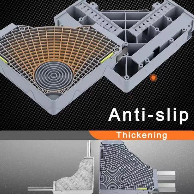 Zubehor- Alas Mesin Cuci Kaki Kulkas Alas Kaki Mesin Cuci Dudukan Mesin Cuci Roda Mesin Cuci