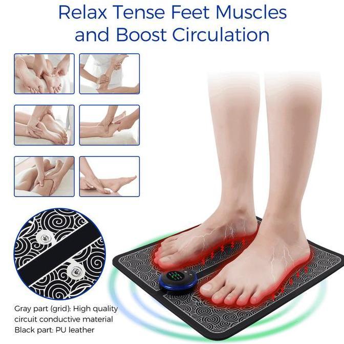 Medizin- Ems Foot Massager Pad Alat Pijat Kaki | Ems Foot Massager Mat