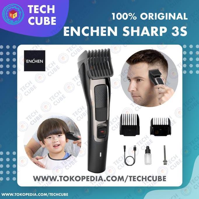 Enchen Sharp3S Alat Cukur Rambut Elektrik Hair Clipper Sharp 3S