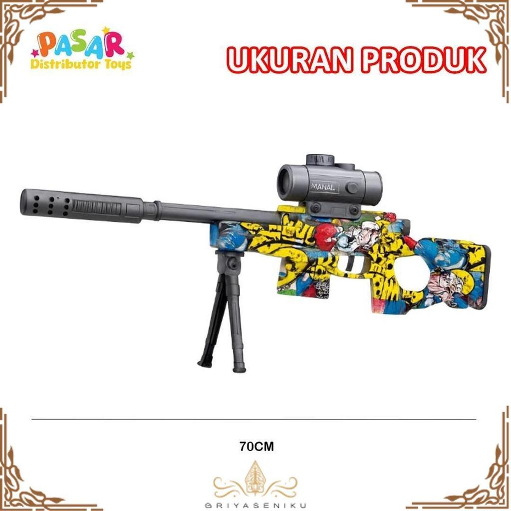 Special Price Mainan Anak Manual Mode Awm Sy-0218 Mainan Tembakan Awm Manual Water Bubble Scope Bipo