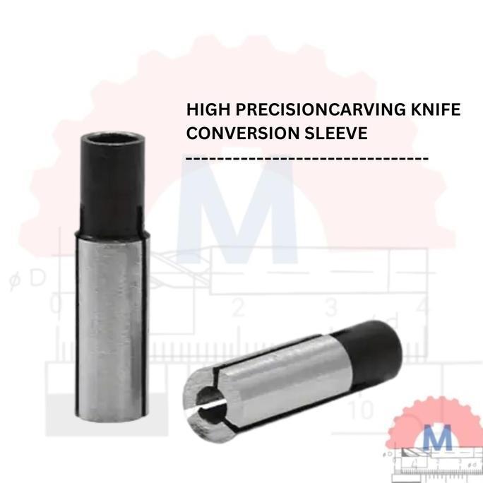 Adapter Collet Sleeve Collet Lurus untuk trimmer router CNC