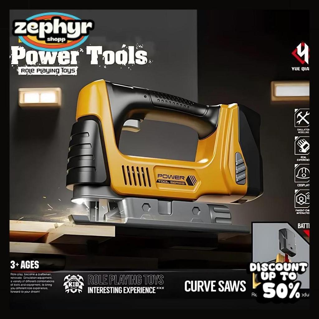 Diskon Mainan Anak Xts-3056 Curve Saws Power Tools Mainan Gergaji Listrik Elektrik Power Tools Toy E
