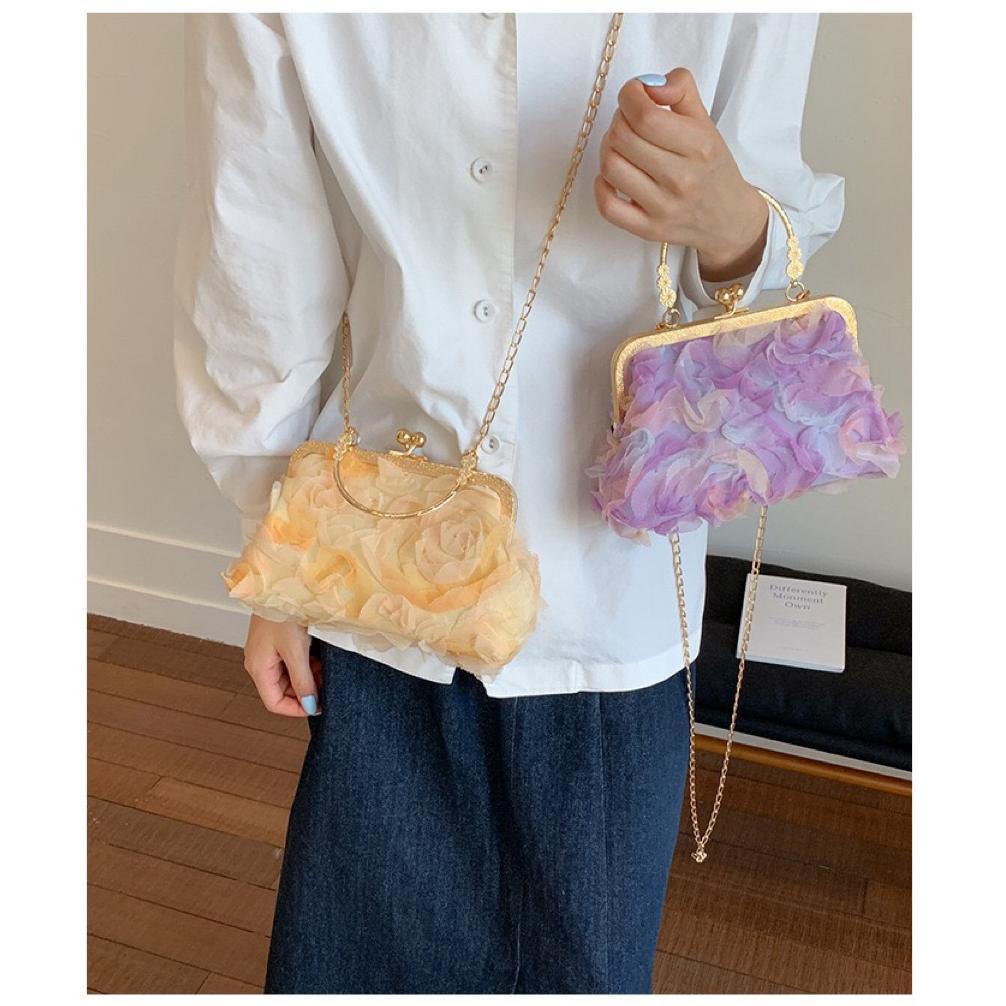 Terlaris Tas Pesta Pita Rajut / Tas Clutch Kondangan / Tas Pita Rajut Kekinian