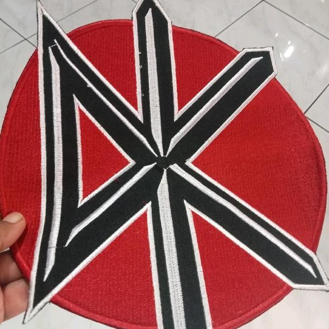 backpatch bordir dk aksesoris tempelan punggung jaket