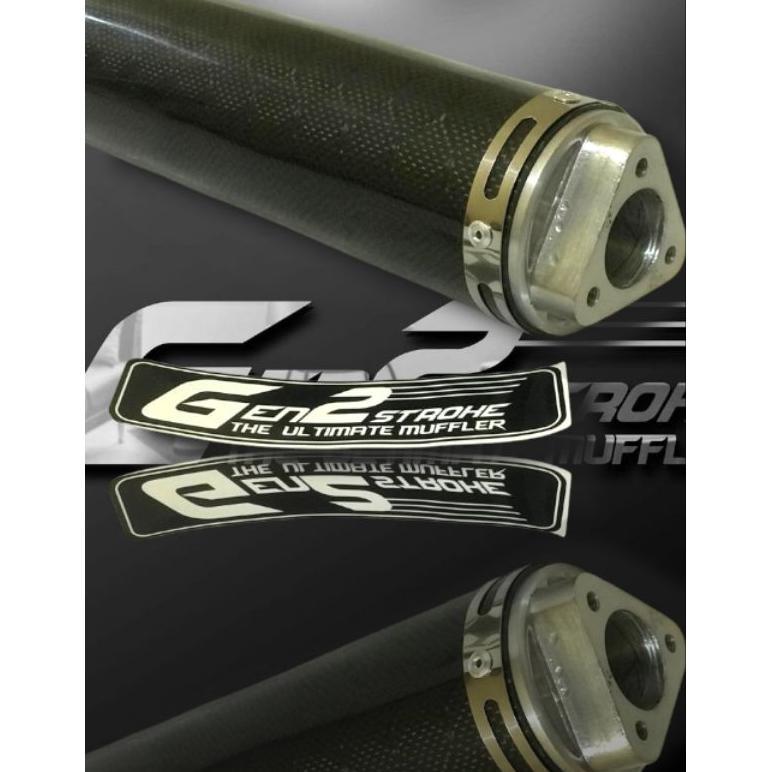 DOP SEGITIGA TEBAL SILENCER 2TAK RACING