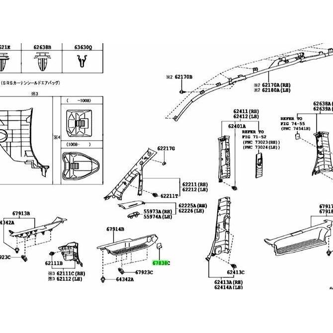 Tutup Handle Ban 28Xnx Nav1 Serep 67925-28Xnx-Ex