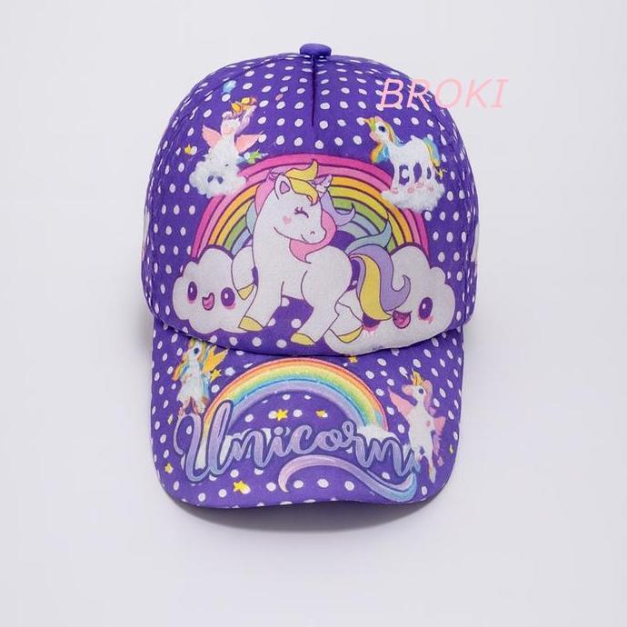 2 - 10 Tahun Topi Anak Perempuan motif KUDA PONI