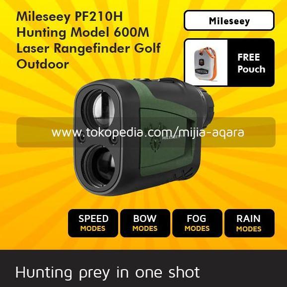 Diskon Mileseey Pf210H 600M Hunting Berburu Archery Laser Rangefinder Waterproof