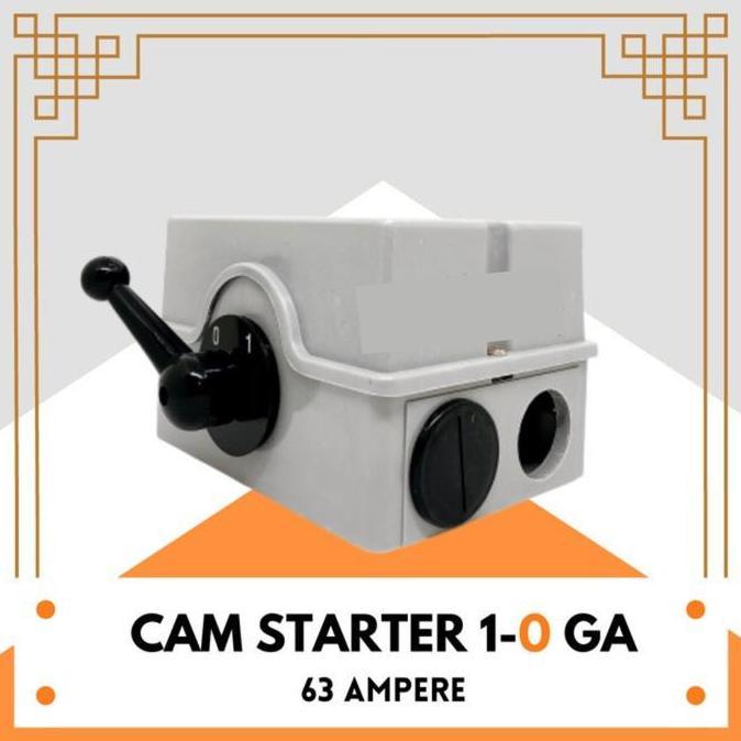 CAM STARTER 63A OHM SAKLAR GENSET TUAS GENSET 63A SAKLAR LISTRIK 63A