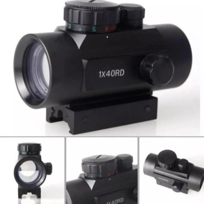 Promo Red Dot 1X40Rd Body Metal Teropong Telscope 1X40Rd