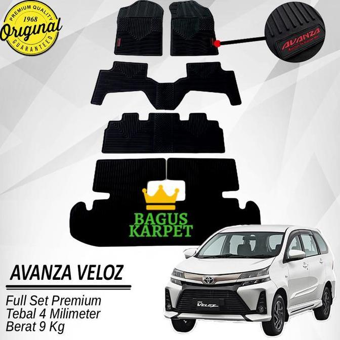 Karpet Karet Mobil Toyota Grand New Avanza Veloz 2019/2020 - Premium