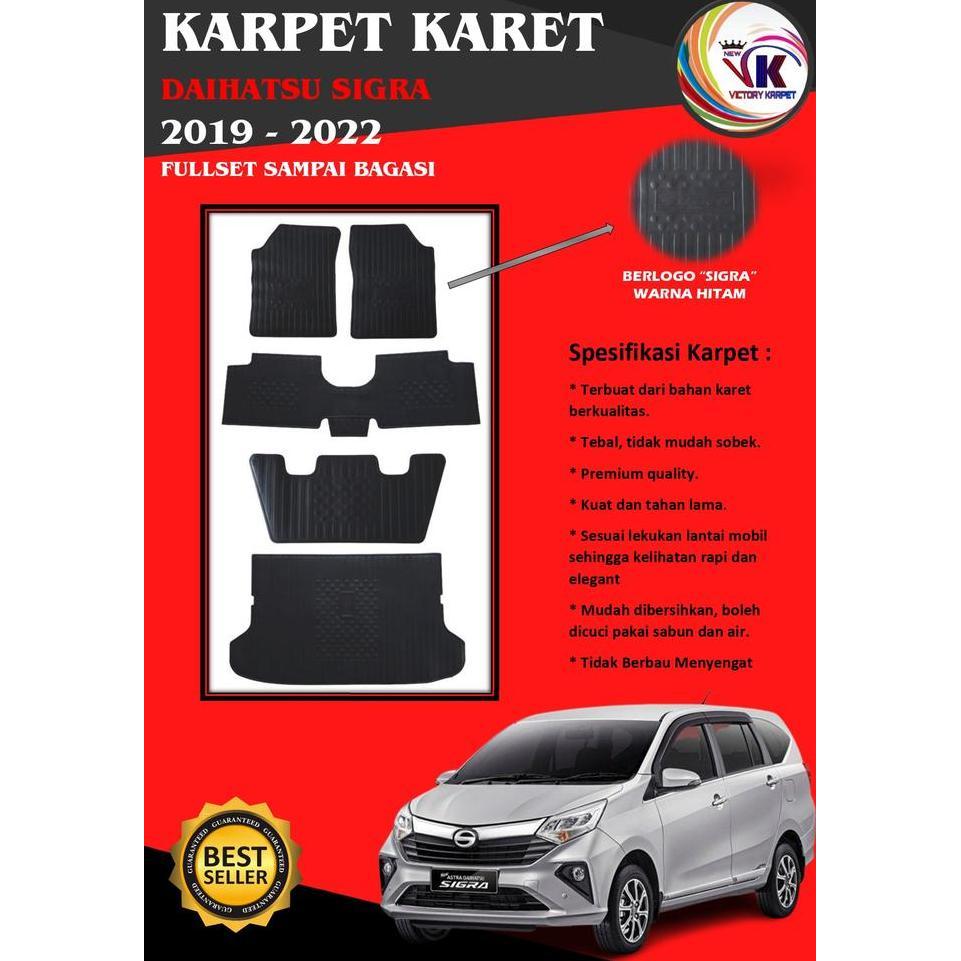 Karpet Mobil Sigra 2019/2021 Premium Full Set