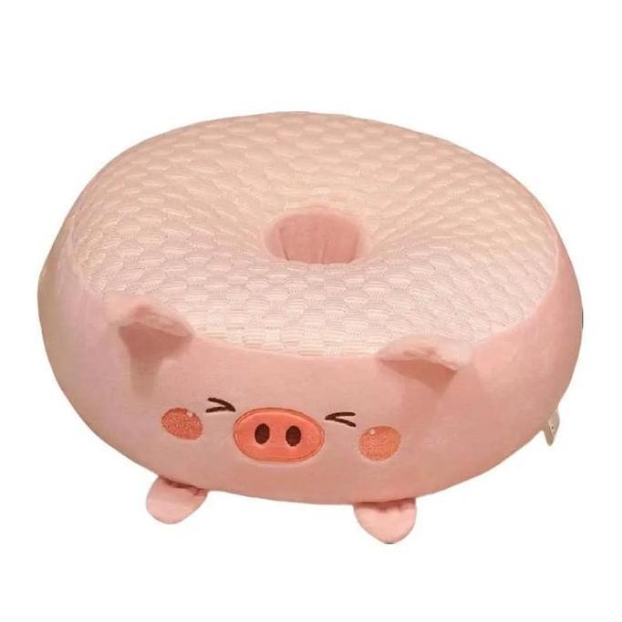 Salotto- Bantal Donat Duduk Lesehan Aesthetic Karkater Lucu Donut Pillow Motif Animal Bantal Kursi D
