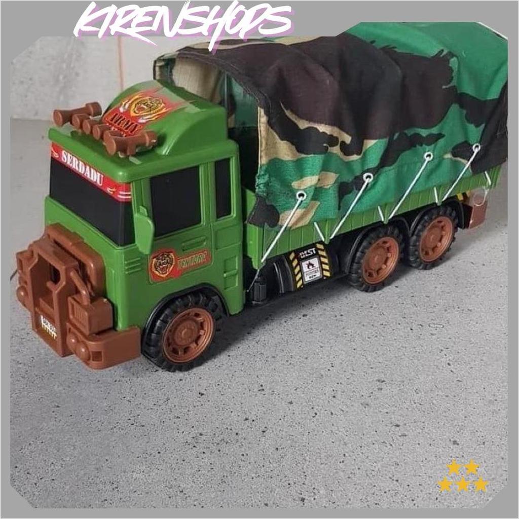 BISA COD!! Mainan Mobil Truk Tentara Serdadu Army Indonesia AT COD