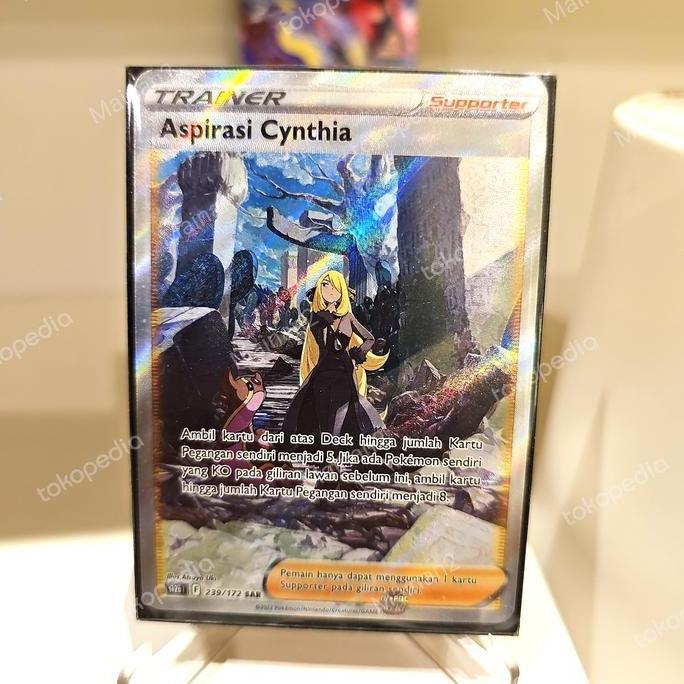 New Aspirasi Cynthia sar vstar pokemon tcg indo