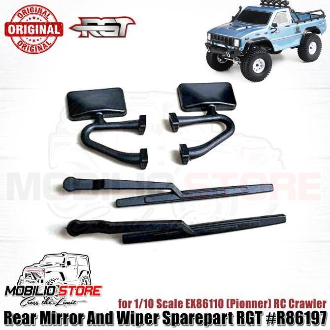 Sparepart Rear Mirror And Wiper Sparepart RGT #R86197 RC RGT EX86110