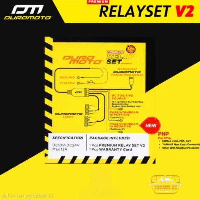 Promo DUROMOTO Relay Set Duromoto Relay Set Duromoto Diskon