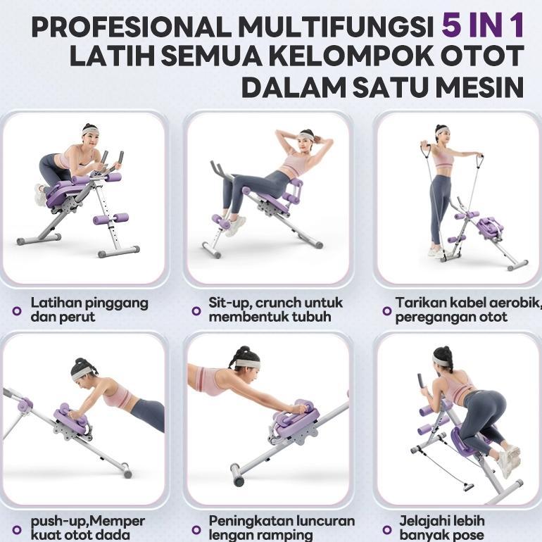 NEW  STOCK [READY STOCK]Alat Olahraga Fitness Alat Gym Rumah Abdominal Latihan Perut Pembentuk Otot/