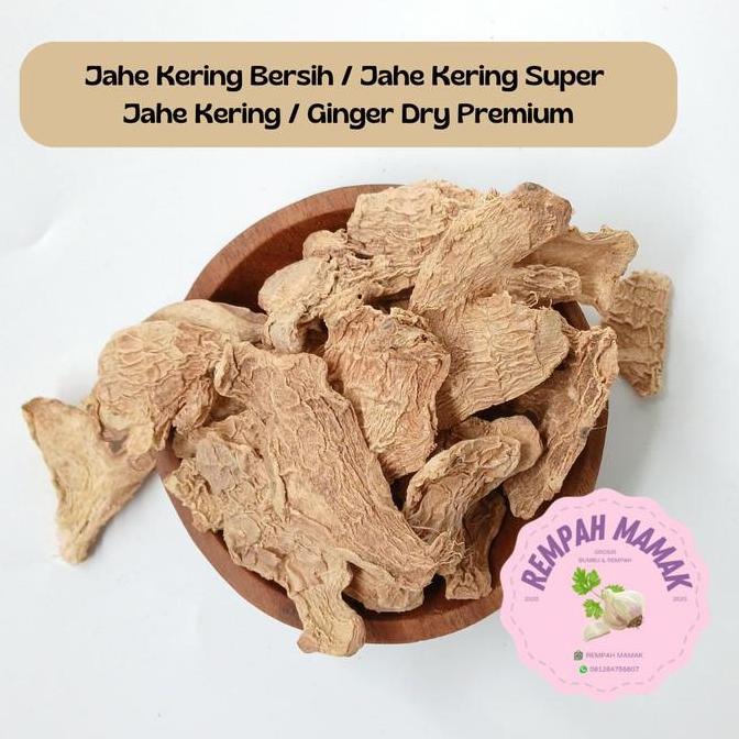 Jahe kering bersih 500gr /  jahe kering super / jahe kering / ginger dry premium