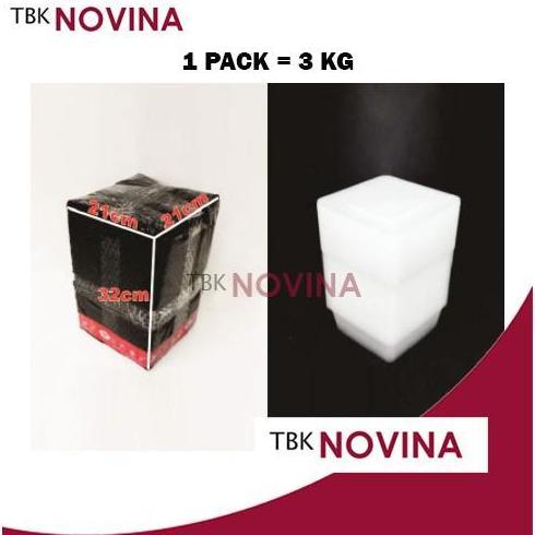 [25PCS]Thinwall 2000ml SQUARE food container box tempat makan plastik kotak nasi penyimpanan makanan