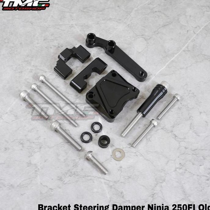 Bracket breket steering damper stabiliser stang Ninja250 Ninja 250 FI