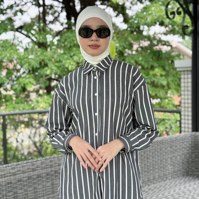 Celia Setelan Celana Kulot dan Kemeja by Arniz Indonesia