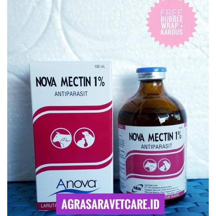 NOVA MECTIN 100 ML - obat cacing hewan SEPERTI IVERVET
