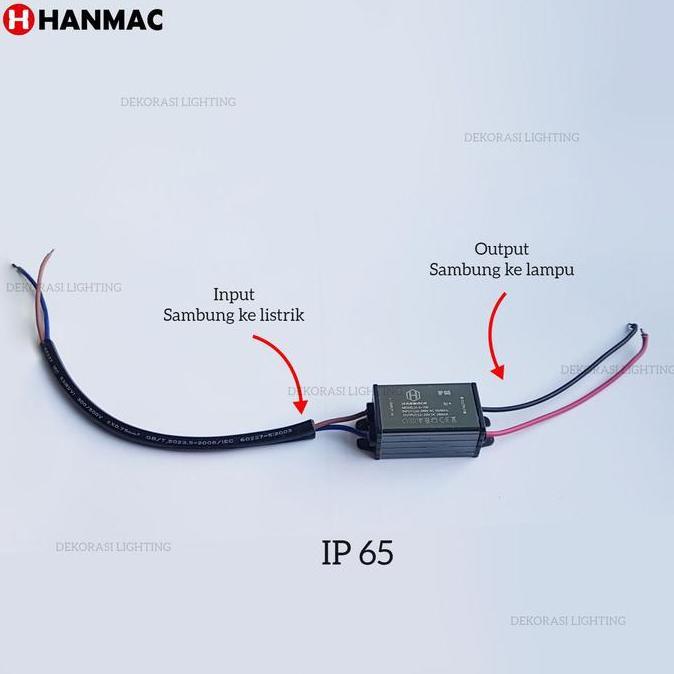 trafo driver mini led 4-7w hpl lampu panel downlight hanmec