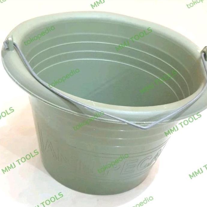 Ember hijau kecil 14" - Ember cor hijau kecil - Ember kecil murah